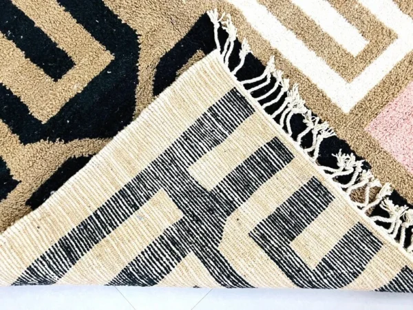 Modern Abstract Geometric Wool Area Rug