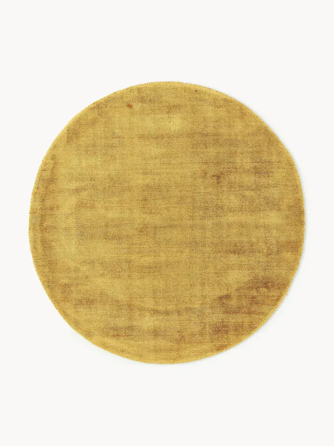 Amber-Viscose-Silk-Round-Area-Rug-2